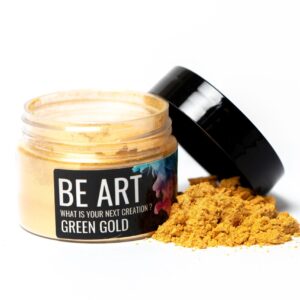 green gold pulber pärlipigment
